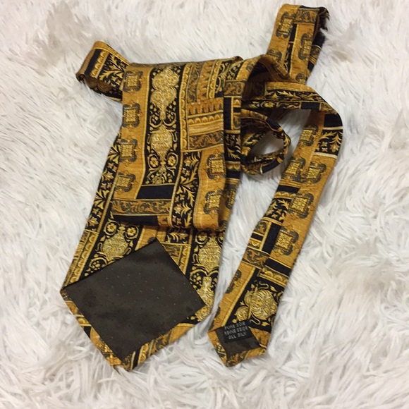 2 for $15 VINTAGE REINE SEIDE ALL SILK TIE - Picture 3 of 5